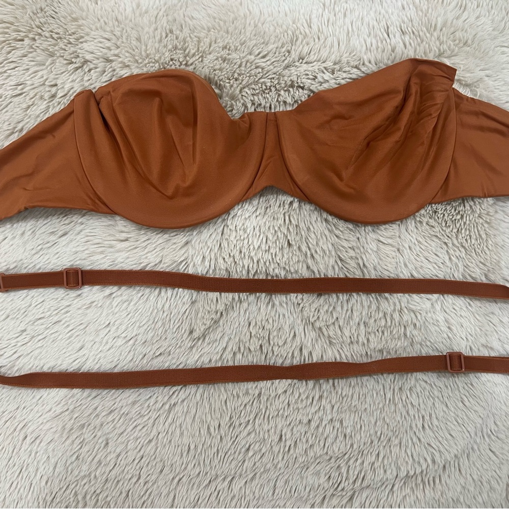 SKIMS Brown Bra